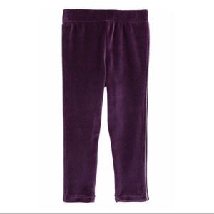 Tea Collection Purple Velour Track Pants ✨NEW✨